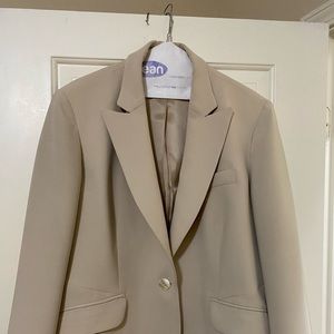 Jones New York Beige Suit Jacket, Pants, Dress